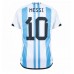 Argentinië Lionel Messi #10 Voetbalkleding Thuisshirt WK 2022 Korte Mouwen